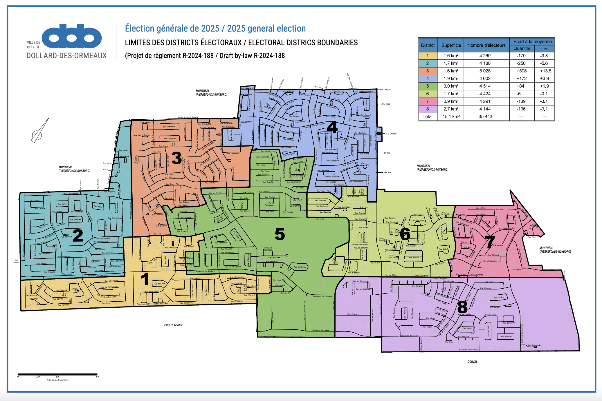 DDO Electoral Districts Map 2025